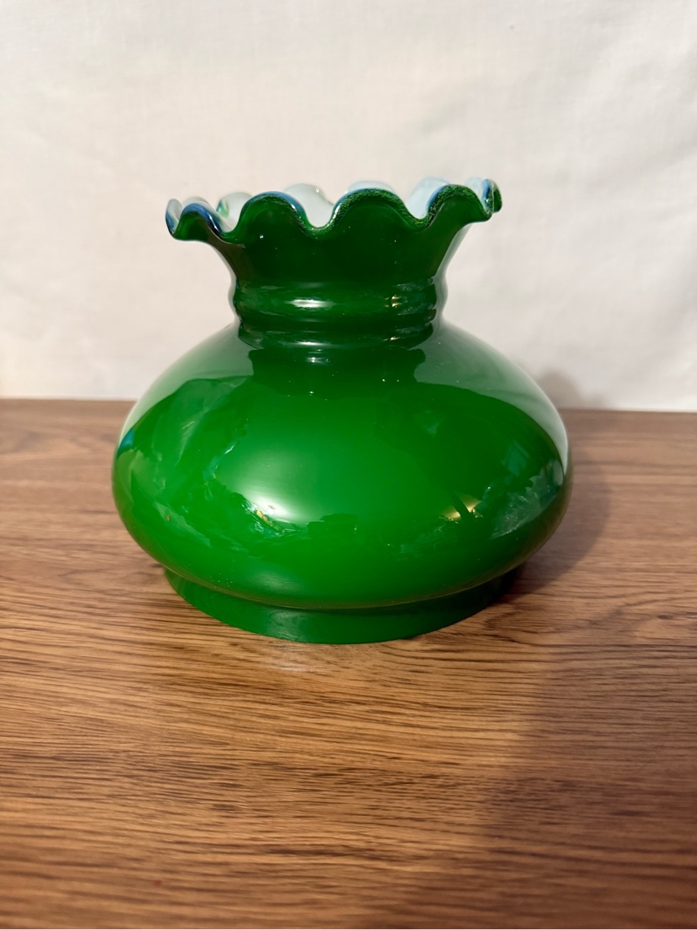 Green library lamp shade